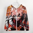 thumbnail image 4 of My Hero Academia Zip Up Hoodies Unisex Realistic 3D Print Sweatshirt Long Sleeve Hooded Jacket Coat XL, 4 of 8
