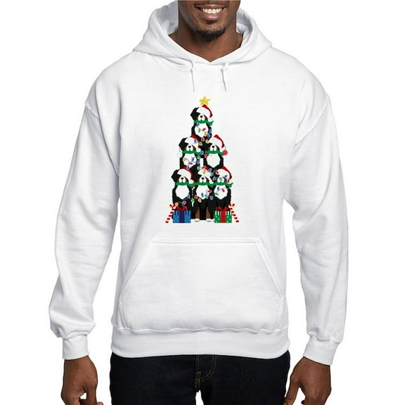 CafePress - Bernese Mt Dog Xmas Tree Sweatshirt - Pullover Hoodie, Hooded Sweatshirt