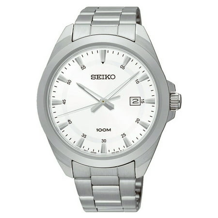 - SUR205P1,Men's dress,clear dial,Stainless Steel Case and bracelet,Hardlex Crystal,date,100m WR,SUR205
