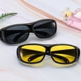 thumbnail image 3 of Yuarrent Gafas De Conducción Nocturna Ligeras Gafas De Visión Nocturna Cómodas Y Fiables Gafas De Sol Gris Type1 NO1, 3 of 6