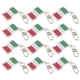 thumbnail image 5 of 12 llaveros con la bandera italiana - Ideales para mochilas, bolsos y mochilas escolares - Accesorios de la selección nacional de fútbol de Italia, 5 of 7