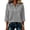 Black, variant on Satingcolo Women Striped Polo Shirts 3/4 Sleeve Rugby Shirts Oversized Collared T Shirts Fall Color Block Tee Tops,Gray 3XL