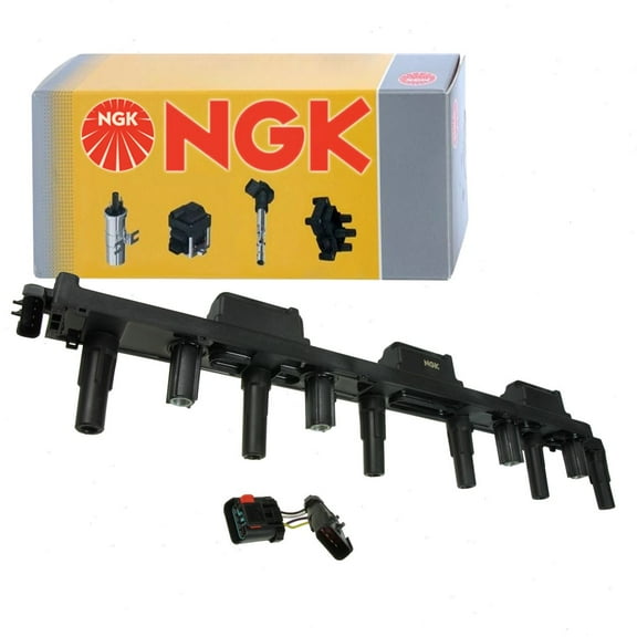 NGK Ignition Coil compatible with Jeep Grand Cherokee 4.0L L6 1999-2004