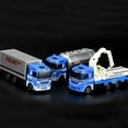 thumbnail image 4 of Fridja Engineering Toy Mining Car Truck Building Toy Construction Play Vehicles for Kids Tanker, Crane, Postal Truck Children's Birthday Gift, 4 of 4