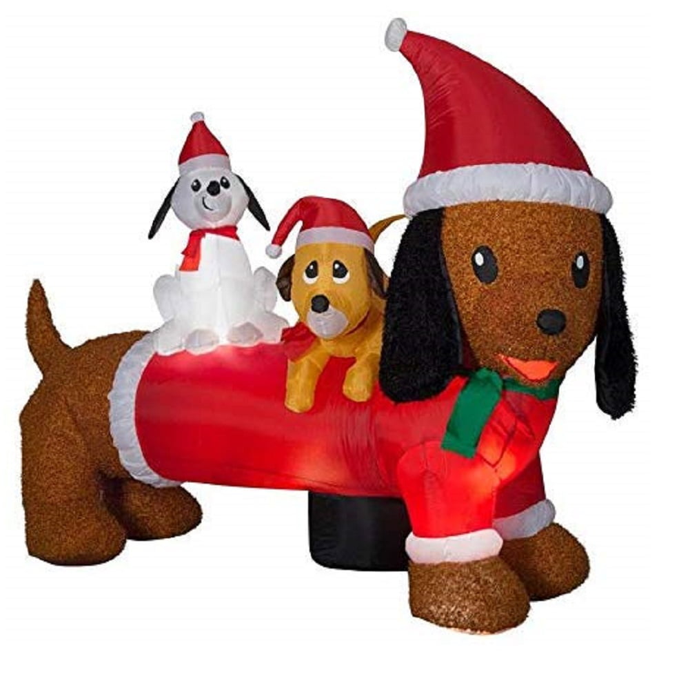 Holiday Living Airblown 5 FT Puppies Christmas Inflatable BrickSeek