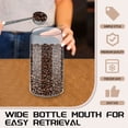 thumbnail image 4 of Sekonow Vacuum Coffee Canister for Coffee Bean Storage, 1.8L/60.9oz Airtight Coffee Storage Container, Glass Manual Vacuum Seal Coffee Container with Scoop, 4 of 7