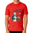 thumbnail image 2 of Red White Barbeque Men's George Washington Grill Master 4th of July BBQ Short-Sleeve Funny T-Shirt, 2 of 5