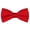 Red, variant on Men's Solid Color Adjustable Pre-Tied Bow Tie, Red