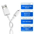thumbnail image 2 of Chargers 3Pack 3 Feet Fast Charging USB Power Charge & Sync Cable Cord Compatible with iPhone 14 13 Pro Max 12 11 Pro XR XS MAX X iPhone 8 8Plus 7 7 Plus 6S 6S Plus 6 Plus 5 SE & More, 2 of 6