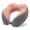 Salmon & Gray, variant on Memory Foam Travel Neck Pillow with Breathable Washable Cover, Gray