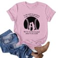 thumbnail image 4 of Nrmvnmi Mothers Baseball Tee Shirt for Women Short Sleeve Letter Printed Graphic Mom Gifts Tee Shirts Mothers Day Gifts, 4 of 5