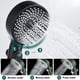 thumbnail image 3 of Cabezal de ducha de mano 3 modos Presión que aumenta el cabezal de ducha desmontable rociado lavable de una sola llave pulverizador de baño de tope negro Eigraketly HA011773-02, 3 of 7