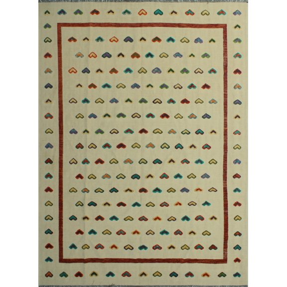 Berjasta Arinda Beige/Brown Rug, 8'4" x 11'3"