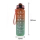 thumbnail image 2 of Tazas de fitness de 1000 ml a prueba de fugas con escala de tiempo para acampar corriendo ( ) naranja verde, 2 of 8