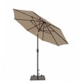 thumbnail image 4 of TrueShade Plus 9' Market Umbrella with Push Button Tilt Antique Beige, 4 of 5