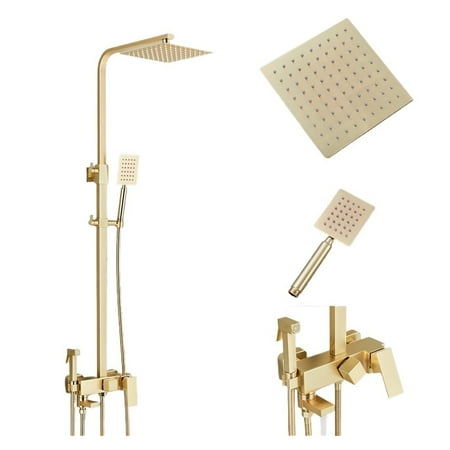 

Kitchen faucet Wall-mounted 4-way Bathroom Shower With Bidet Mixed Hot And Cold Water Faucet -------- Hot and cold faucet
