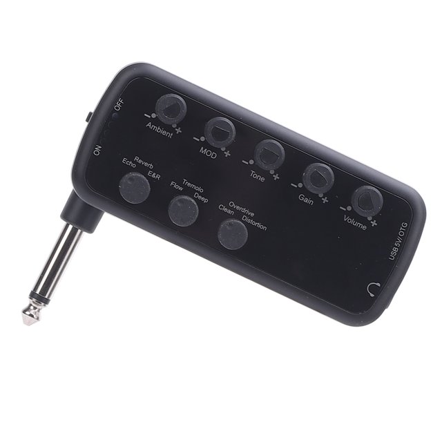 Amplificateur de Casque Basse, Amplificateur de Casque Basse Multi Effets Echo Reverb pour Performance