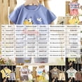 thumbnail image 2 of larppty Little Boys Summer Clothes Sets Cartoon Printing Short Sleeve T-Shirts and Elastic Waist Shorts Cute 2 Piece Outfits (Z02-Light Blue, 6-12 Months), 2 of 3