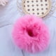 thumbnail image 4 of Paquete de 2 unidades de coleteros de piel sintética peluda para el pelo, gomas para el pelo de piel artificial, banda elástica para el pelo, pulsera, accesorios para cola de caballo, color rosa, 4 of 8