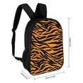 thumbnail image 2 of Animal Zebra Print Backpack Fashion Durable adolescent Business Daypack for Men Women Laptop Canvas Bags, 2 of 5
