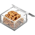 thumbnail image 6 of OfficeGoods Desk Organizer Square Acrylic Stackable Storage with Silver Base Small, 6 of 9