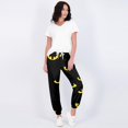 thumbnail image 3 of Black Fall, Autumn, & Halloween Themed Pajama Pants Stretchy, Soft Fabric, Loose Fit, Elastic Waist, Lounge Bottoms, Comfy Sleepwear, Cute Design 5XL, 3 of 4
