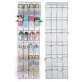 thumbnail image 7 of Tiitstoy 24 Pocket Shoe Space Door Hanging Organizer Rack Wall Bag Storage Closet Holder White, 7 of 7