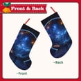 thumbnail image 2 of KLL Astronaut for 18" Christmas Stocking Snowman Xmas Stocking Holiday Christmas Decoration Gifts for Family Kids, 2 of 8
