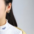 thumbnail image 2 of Fashion Metal Knot Twist Stud Earrings Statement Female Party Jewelry Xmas Gift, 2 of 5