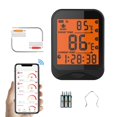 thumbnail image 1 of Termómetro De Carne Con Bluetooth, Termómetro De Parrilla Inteligente Con Retroiluminación Lcd, Notificación De Alarma Para Horno De Barbacoa, Ahumador De Cocina Sweethay OD014059-00, 1 of 6