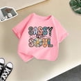 thumbnail image 4 of GDREDA Vêtements Fille Enfant Filles Mignon Mode Imprimé Col Rond Ample Manches Courtes T-Shirt d'Été Décontracté Hauts T-Shirts pour Fille Coupe Ample Rose, 10-12 Ans, 4 of 4