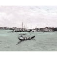 thumbnail image 3 of Stellar Design Studio 14x12 Black Modern Framed Museum Art Print Titled - Venice Gondola, 3 of 5