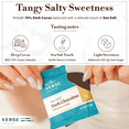 thumbnail image 5 of Verse Dark Chocolate Sea Salt Squares - Gluten Free, Keto Low Sugar Snack - Creamy 70% Cocoa Dark Chocolate - Only 3g Cane Sugar - Individually Wrapped Vegan Cacao Fine Chocolates Squares (30 Count), 5 of 8