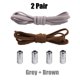 thumbnail image 1 of 2 pares de cordones elásticos combinados Zapatillas sin cordones Cordones redondos Cordones sin cordones Niños Adultos Talla única ZapatosEstados Unidos Gao Jinjia LED, 1 of 2