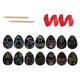 thumbnail image 1 of Juego de Papel para Rascar Sunnimix 14 Hojas Negro para Manualidades con 2 Lápices de Madera, 1 of 8