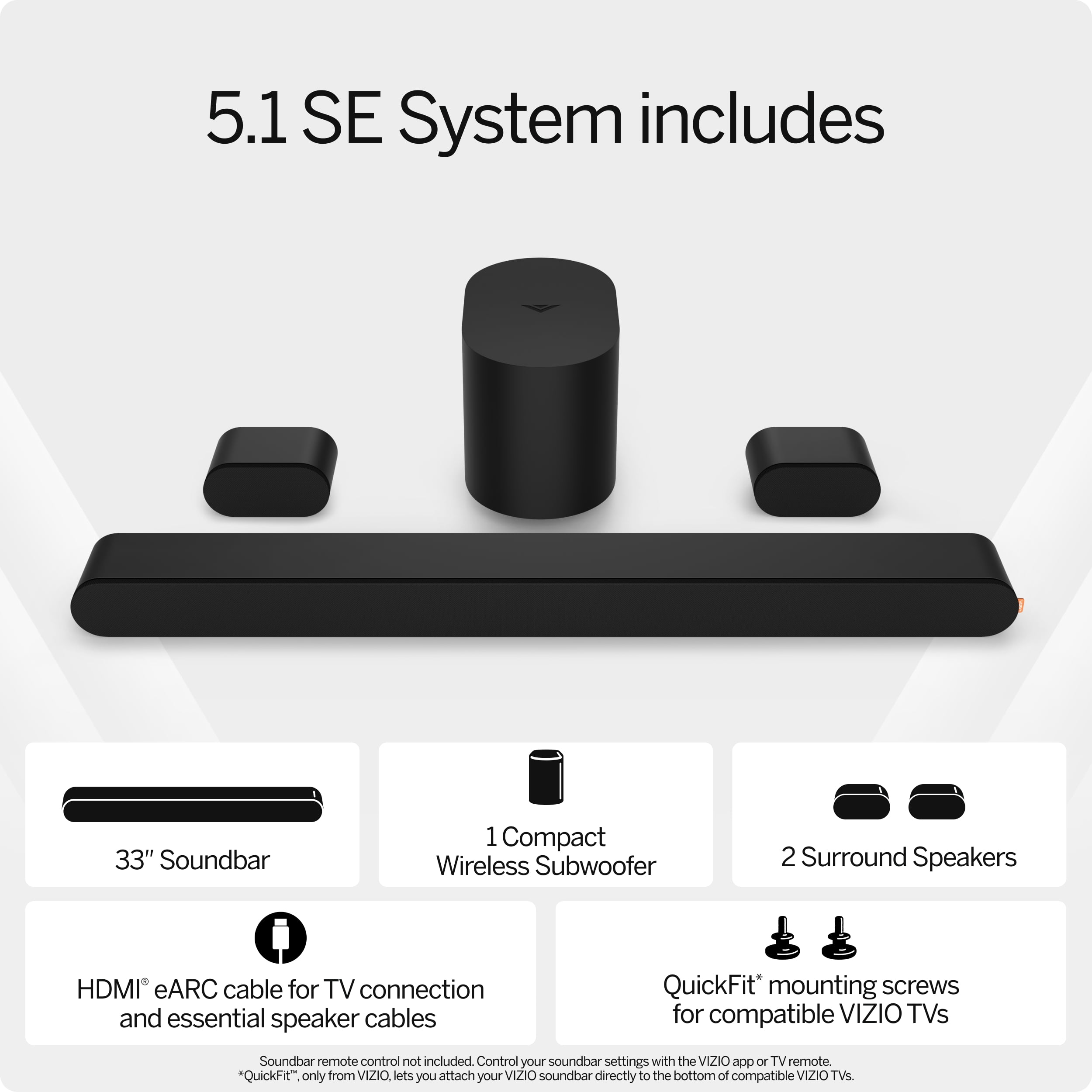 Vizio 5 1 soundbar se with dolby atmos and dts x new sv510x 0806 best
