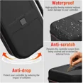 thumbnail image 4 of Switch 2 Carry Case Compatible with Nintendo Switch 2,with 18 Games Cartridges Waterproof and Dustproof Travel Case for Switch 2 and Switch 2 Accessories,with Handles and Shoulder Straps, 4 of 7