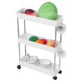 thumbnail image 4 of Carro De Almacenamiento Organizador De Dormitorio Estante De Baño Estante De Almacenamiento De Cocina Móvil Unidad De Piso Estante Carro Estante, 4 of 7