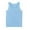 187Light Blue631, variant on Summer Children O-Neck Cotton Rayon Plain Colored Casual Sleeveless Base Layer Pullover Trendy Toddler Blouses Tops