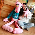 thumbnail image 2 of High Quality Big Size Baby Toys Plaything Cute Naughty Pink Panther Plush Stuffed Doll Toy Home Decor Kawaii Xtmas Gift 55-145CMwhite T110cm Deng Xun unisex, 2 of 2
