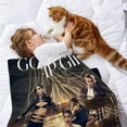 thumbnail image 2 of Gossip Girl anti-pilling, suave, ligera, esponjosa y acogedora de lujo para hogar y cocina – Perfecta para niños y adultos,100x80cm, 2 of 6