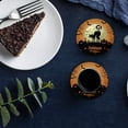 thumbnail image 6 of FMSHPON Happy Halloween Cary Cat in Gothic Forest at Night with Bat Flying Set of 8 Round Coaster for Drinks, Absorbent Ceramic Stone Coasters Cup Mat with Cork Base for Coffee Table Bar Decor, 6 of 6