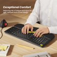 thumbnail image 2 of Teclado ergonómico inalámbrico Nulea RT05 Split con reposamuñecas, 2 of 7