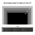 thumbnail image 5 of Wall Mounted Floating TV Stand Modern Media Console with 2 Drawers 1 Silent Door for Living Room Home Office (Black 180CM/70.8''), 5 of 9