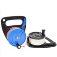 thumbnail image 2 of Greeniant Carrete de cuerda de buceo portátil con tapón, soporte de rueda retráctil de 83m, accesorios de equipo profesional de seguridad Deportes acuáticos Azul Greeniant OD002626-01, 2 of 5