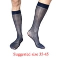 thumbnail image 5 of Aellinatey Ultrathin Transparent Men Dress Socks Breathable Nylon Design For Formal Event, 5 of 20