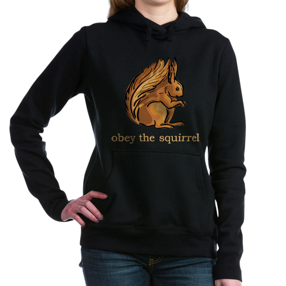 1366810682 CafePress Obey The Squirrel Pullover Hoodie 