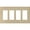 Desert Stone, variant on Lutron CW-4-WH Four Gang Claro Decora-Style Screwless Wall Plate White