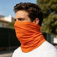 thumbnail image 5 of Trgacdwlo Neck Gaiter Cooling Breathable Face Mask UV Protection Scarf Hiking Outdoor Sports Bandana for Men Women Orange, 5 of 6