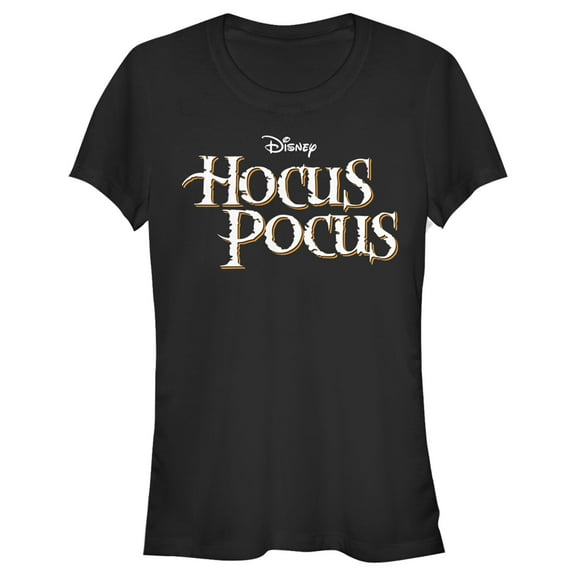 Junior's Hocus Pocus Classic Logo Graphic Tee Black 2X Large